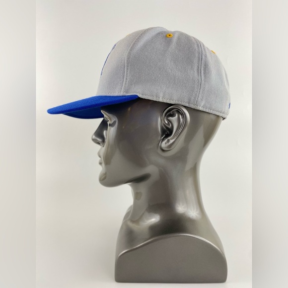 Mitchell & Ness Golden State Warriors Fitted Hat, Blue & Gray, Size 7-1/8 - Picture 3 of 10